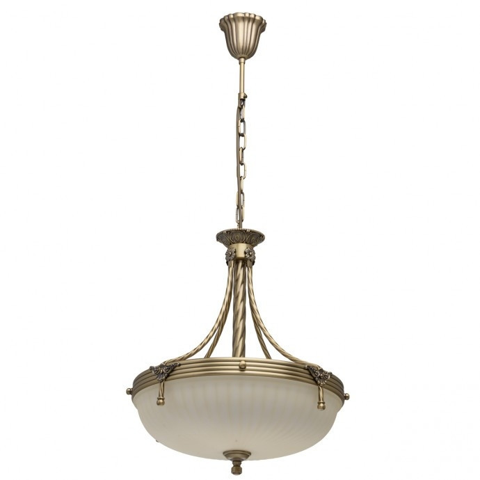 Подвесная люстра со светодиодными лампочками E14, комплект от Lustrof. №5012-667747, цвет античная бронза