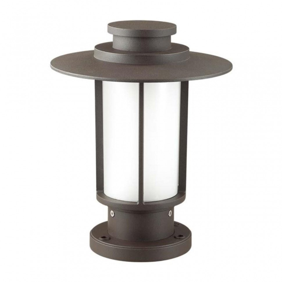 Ландшафтный уличный светильник со светодиодной лампочкой E27, комплект от Lustrof. №105238-624456, цвет коричневый - фото 1