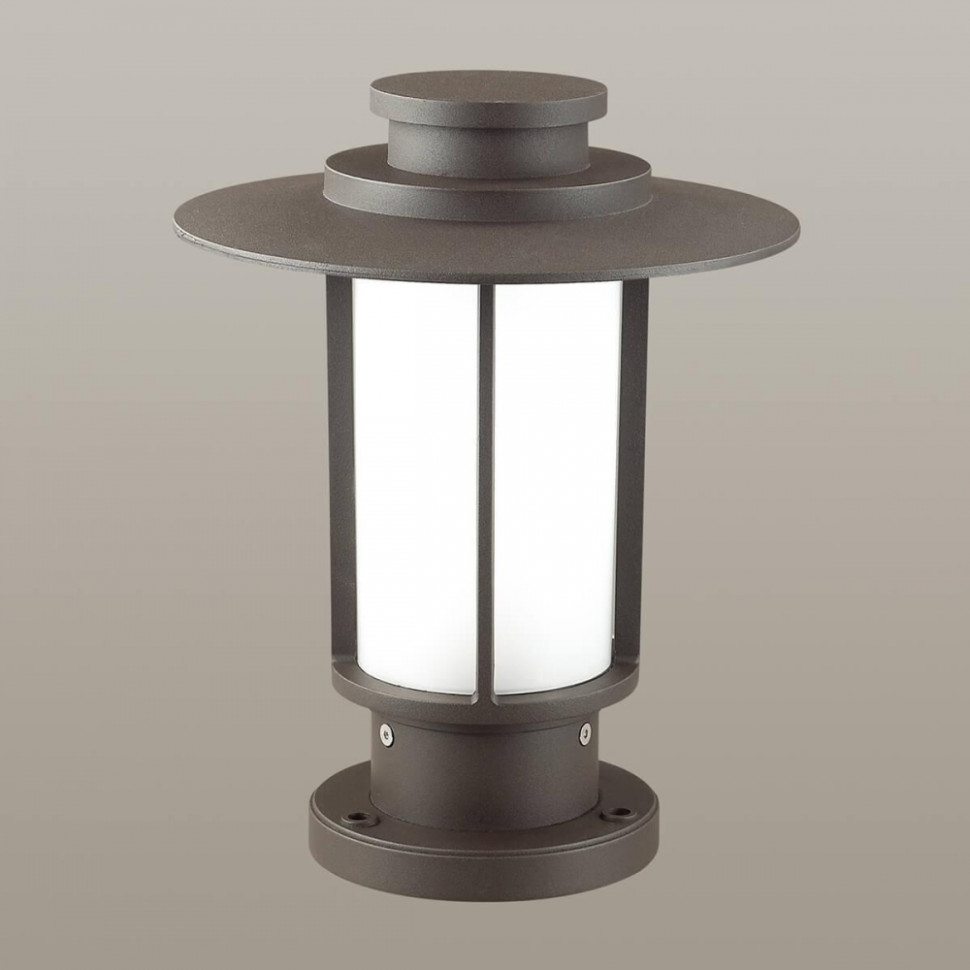 Ландшафтный уличный светильник со светодиодной лампочкой E27, комплект от Lustrof. №105238-624456, цвет коричневый - фото 3