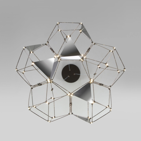 Подвесная люстра Eurosvet Uma 90369/5 черный жемчуг 