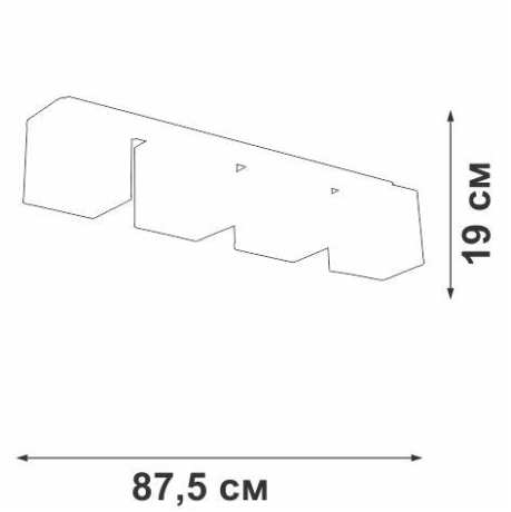 Накладной светильник Vitaluce V2879 V2879-1/4PL 