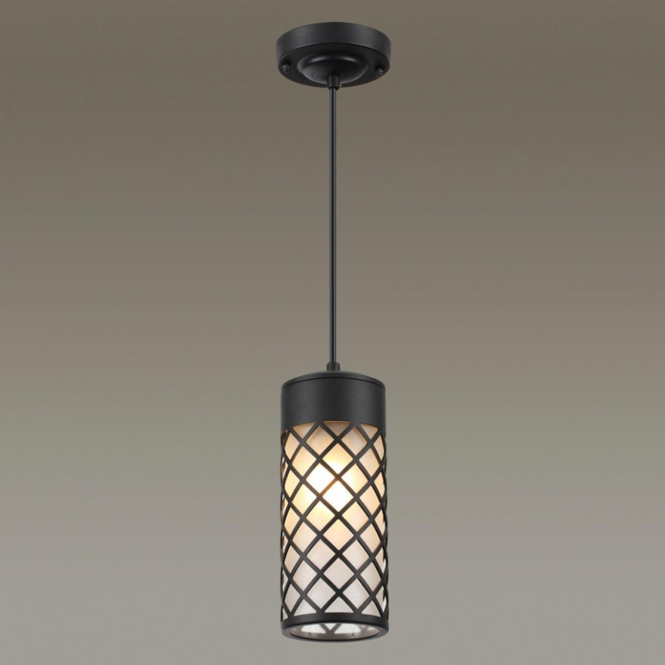 Подвесной уличный светильник со светодиодной лампочкой E27, комплект от Lustrof. №258683-627541, цвет черный - фото 4