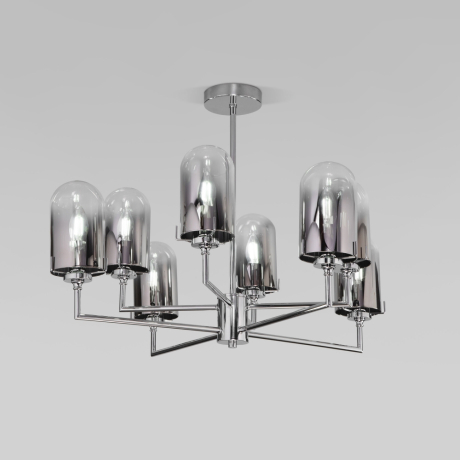 Люстра на штанге со стеклянными плафонами Eurosvet Pluto 60156/8 (a065044) 