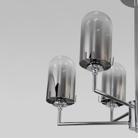 Люстра на штанге со стеклянными плафонами Eurosvet Pluto 60156/8 (a065044) 