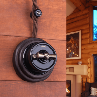 Провод электропитания Werkel Ретро 2х1,5 (коричневый) W6452214