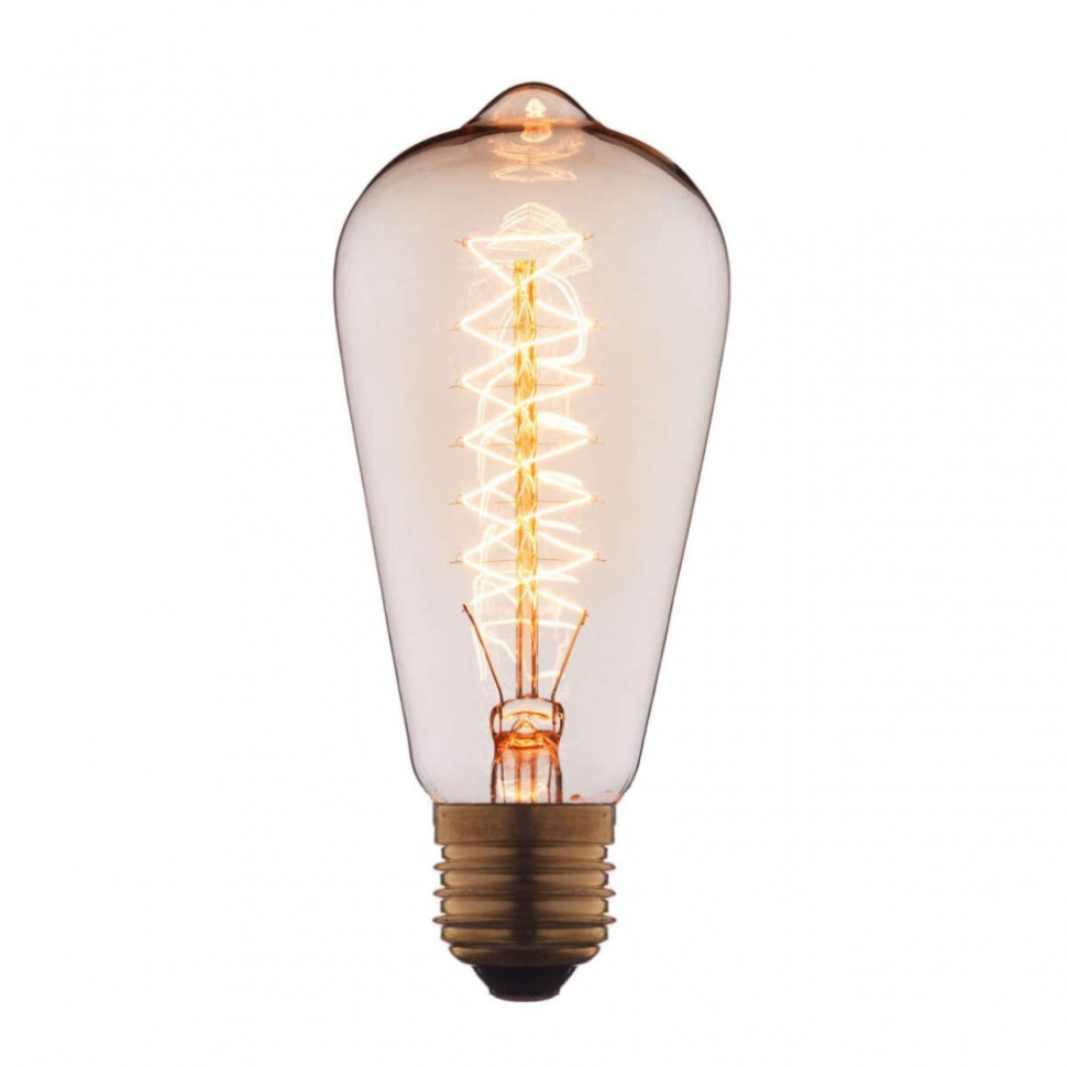 Ретро лампа E27 60W Edison Bulb Loft It 6460-CT, цвет желтый