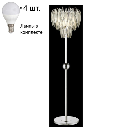 Торшер с лампочками Wertmark WE144.04.105+Lamps 