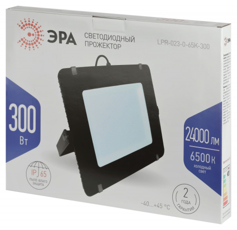 Прожектор светодиодный уличный Эра -0-65K-300 (318747)