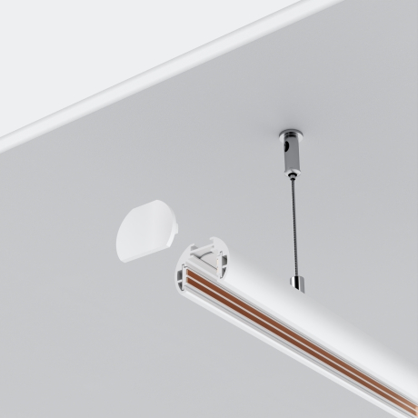 Трек подвесной Maytoni Technical Busbar trunkings Exility TRXM034-R-412W 