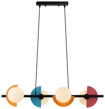 Светильник подвесной с Led лампочками в комплекте Velante 224-073-04+Lamps 