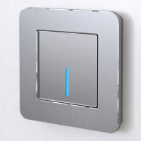 Рамка на 1 пост Werkel Platinum (алюминий) W0012606