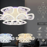 Потолочная диммируемая люстра с пультом ДУ Ambrella light FA2921 WH 