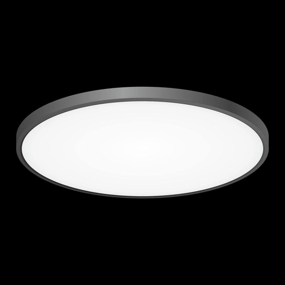 Светодиодный настенно-потолочный ультратонкий светильник Citilux Бейсик CL738501V Черный, цвет белый - фото 2