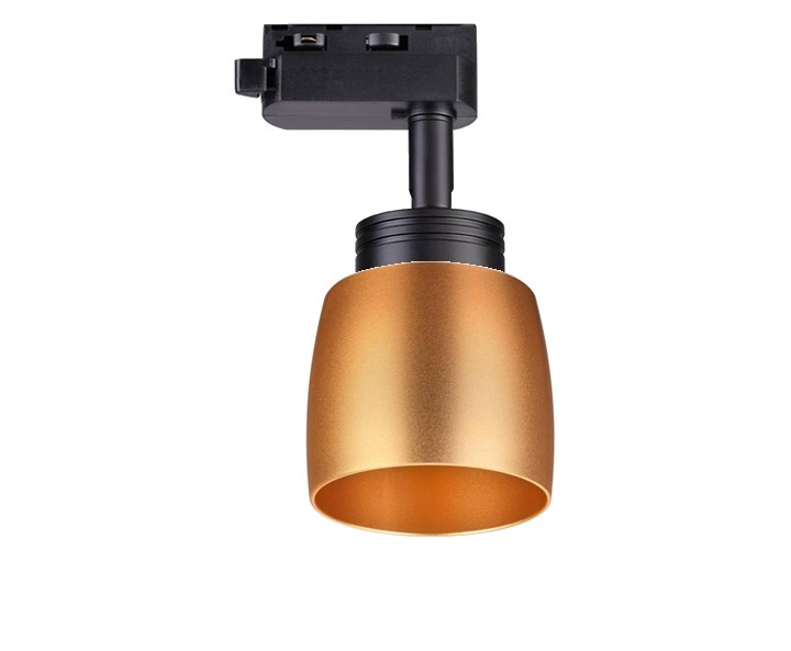 Поворотный светильник с плафоном для однофазного шинопровода Novotech 370608+370613 - фото 1