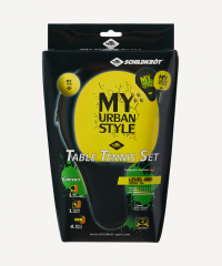 Нарушена упаковка! <772247> Набор для настольного тенниса My Urban Style, 1 ракетка, 4 мяча, чехол Donic ЦБ-00004523