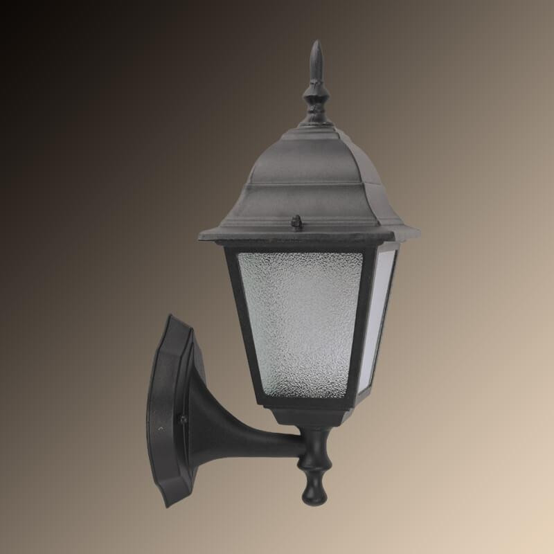 Уличный настенный светильник с лампочками. Комплект от Lustrof. №8912-616324, цвет черный - фото 2