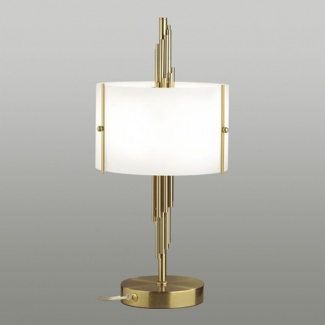 Настольная лампа Odeon Margaret с лампочками 5415/2T+Lamps E27 Свеча 