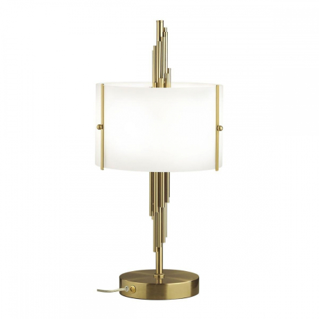 Настольная лампа Odeon Margaret с лампочками 5415/2T+Lamps E27 Свеча 