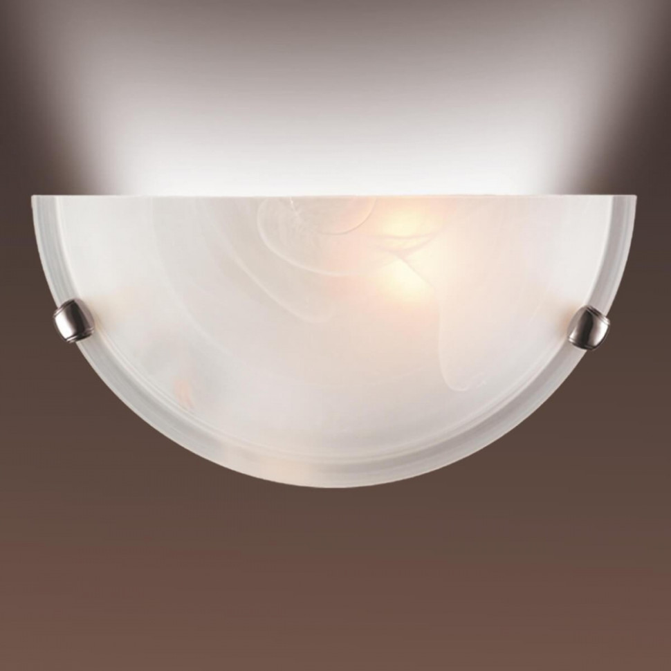 Настенный светильник со светодиодной лампочкой E27, комплект от Lustrof. №51877-694225, цвет хром - фото 4