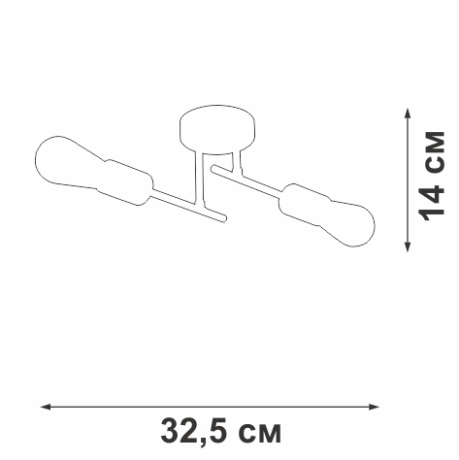 Светильник на штанге Vitaluce V3006 V3006-1/2PL 