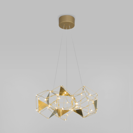 Подвесная люстра Eurosvet Uma 90369/5 медь 