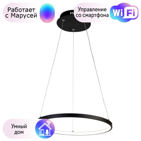 Подвесной светодиодный светильник Favourite Giro с поддержкой Маруся 1764-4P-М 