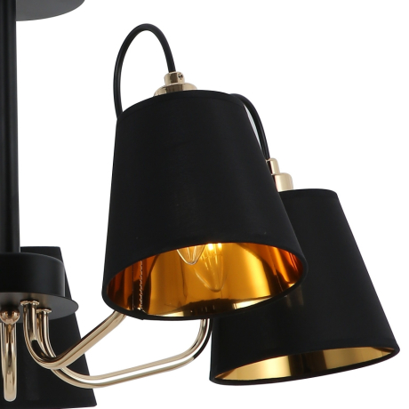 Люстра на штанге Illumico IL6120-5COU-79 BK GD (1427521) 