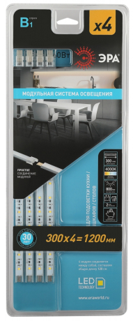 Нарушена упаковка! <163719> Модульная система освещения ЭРА LM-4x2,5-840-B1 C0043308