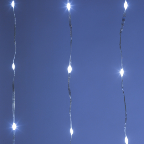 3*2м. Новогодняя гирлянда занавес холодный свет Эра -200WD 200LED IP20 (669926)