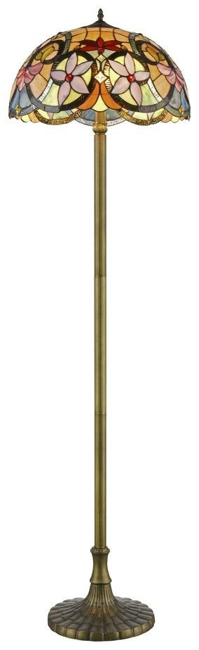 Торшер с 1 плафоном в наборе с Led лампами. Комплект от Lustrof №277033-708041, цвет бронза