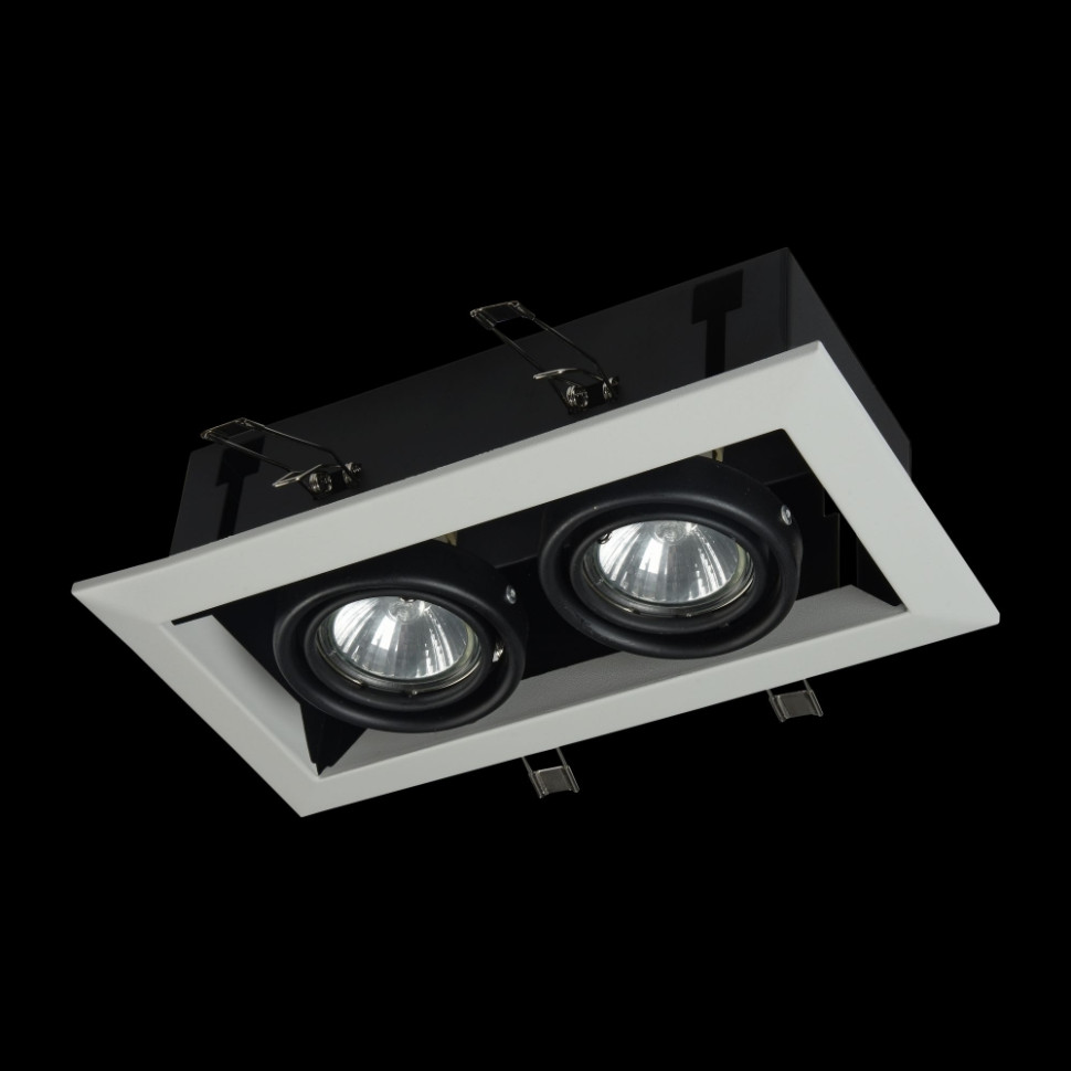 DL008-2-02-W Встраиваемый светильник Maytoni Metal, цвет черный - фото 2