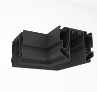 Соединитель угловой L-образный для треков встраиваемых Denkirs SMART ONE TR2026-BK