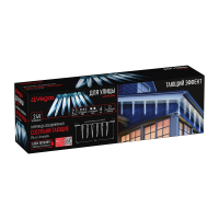 2,1м. Электрогирлянда-конструктор ''Сосульки тающие'' 6 шт (холодный) IP44 Vegas 55111