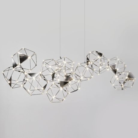 Подвесная люстра Eurosvet Uma 90368/14 черный жемчуг 