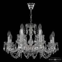 Люстра 119/8+4/200 Ni Bohemia Ivele Crystal