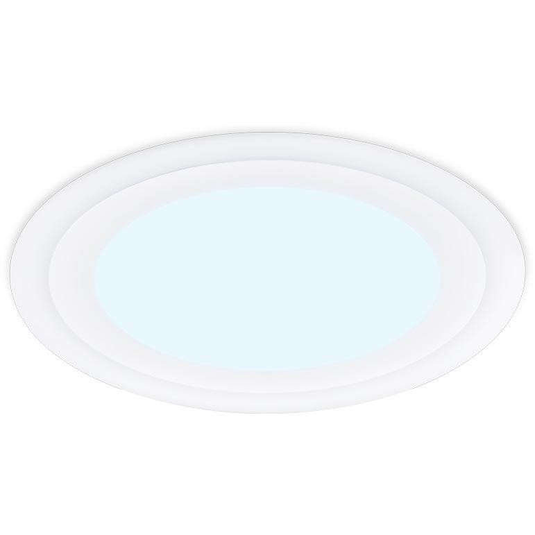 Встраиваемый точечный светильник с подсветкой Ambrella light Downlight DCR373, цвет белый - фото 2