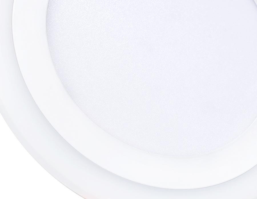 Встраиваемый точечный светильник с подсветкой Ambrella light Downlight DCR373, цвет белый - фото 4