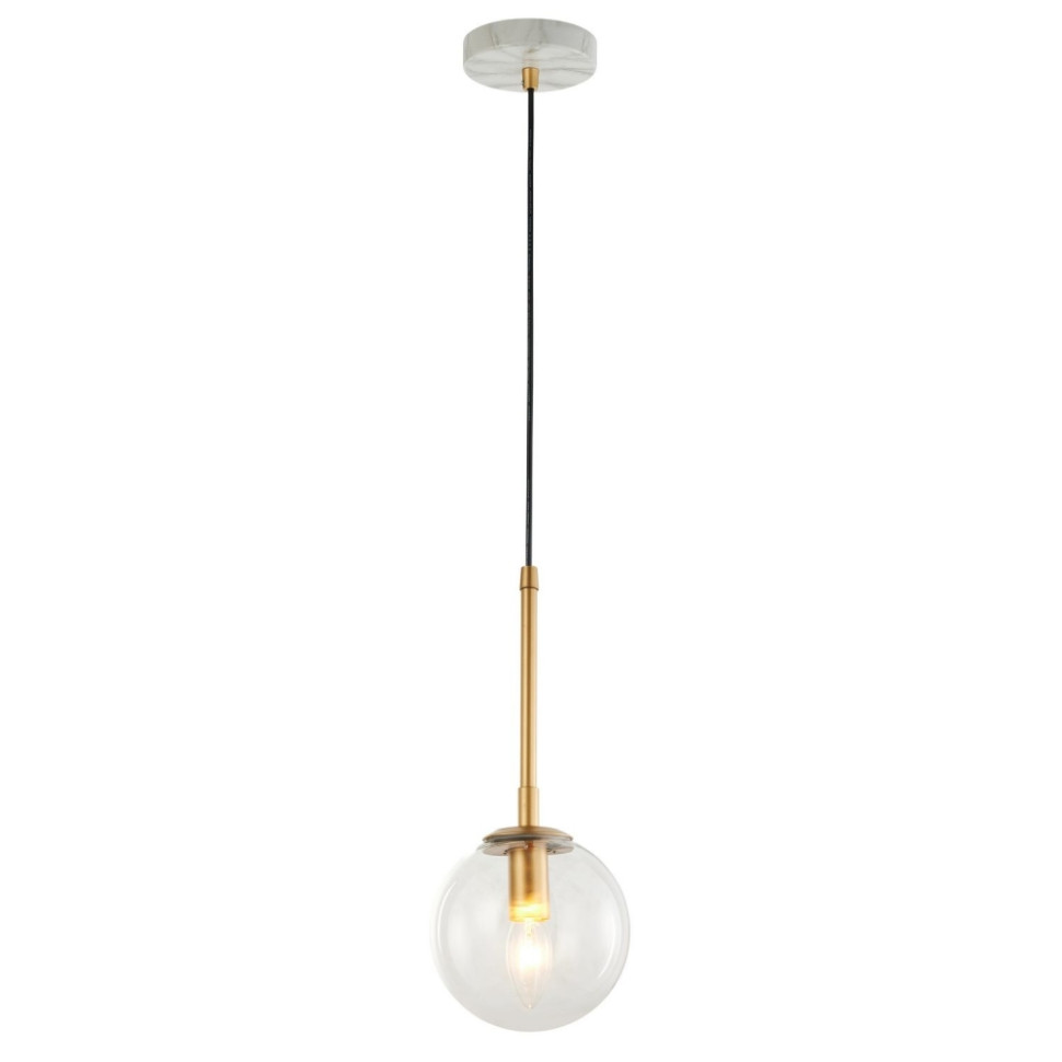Подвесной светильник Favourite Marmore 2671-1P, цвет золото - фото 1