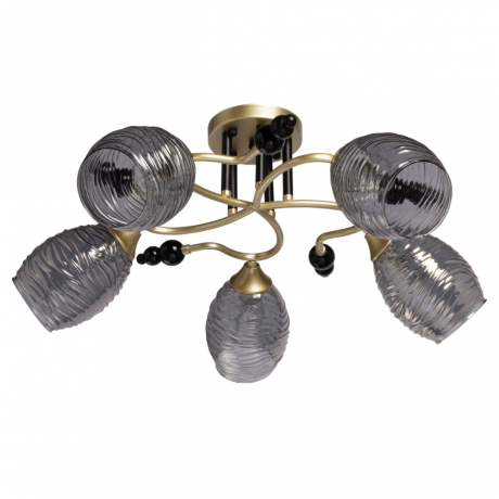 Люстра потолочная с лампочками DeMarkt 463012505+Lamps 
