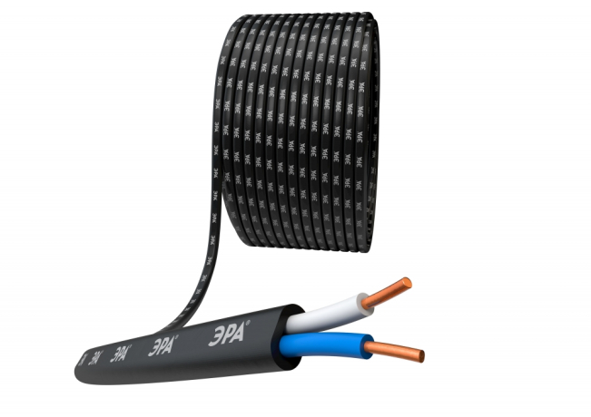 Кабель ЭРА ВВГ-Пнг(А)-LS 2х1,5 мм? 10м (446531)