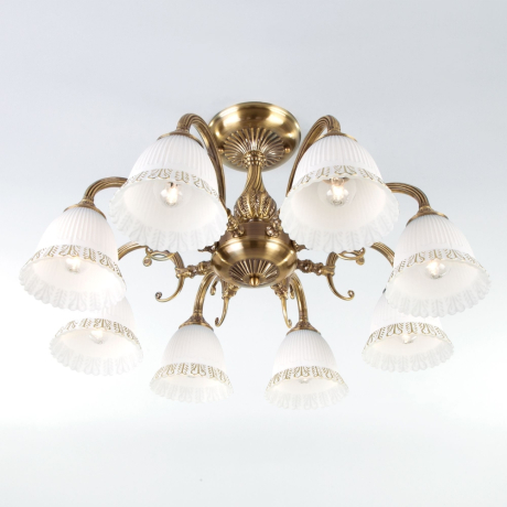 Люстра на штанге Eurosvet Campina 60107/8 античная бронза 