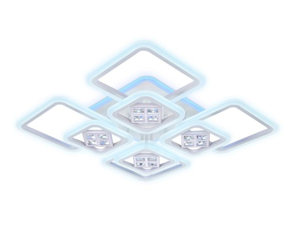 Потолочная светодиодная люстра с пультом д/у Ambrella light Ice FA289 