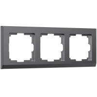 Рамка на 3 поста Werkel Stark (графит матовый) W0031864