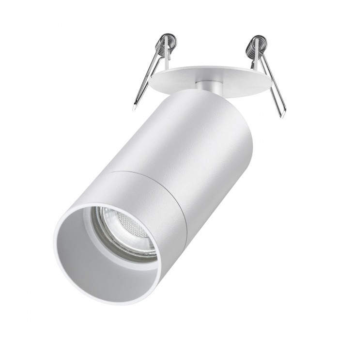Спот со светодиодной лампочкой GU10, комплект от Lustrof. №369543-647303, цвет белый