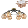 Потолочная люстра с лампочками Velante 769-527-06+Lamps E27 P45 