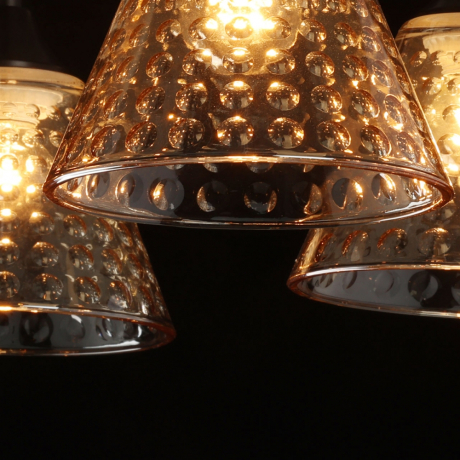 Люстра на штанге с лампочками DeMarkt 635015605+Lamps 