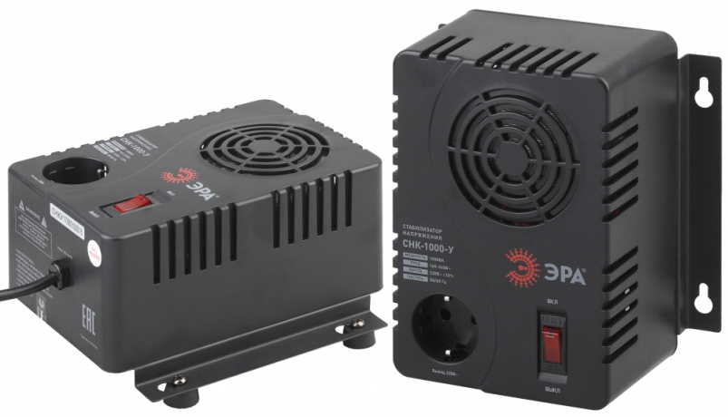 Стабилизатор напряжения ЭРА СНК-1000-У 169580