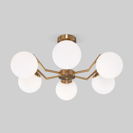 Люстра на штанге Eurosvet Frost 70154/6 латунь 