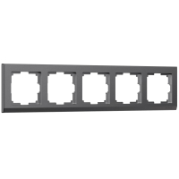 Рамка на 5 постов Werkel Stark (графит матовый) W0051864