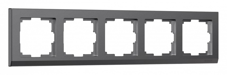 Рамка на 5 постов Werkel Stark (графит матовый) W0051864